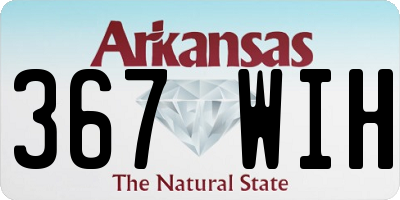 AR license plate 367WIH