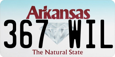 AR license plate 367WIL