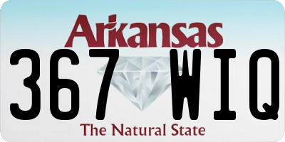 AR license plate 367WIQ