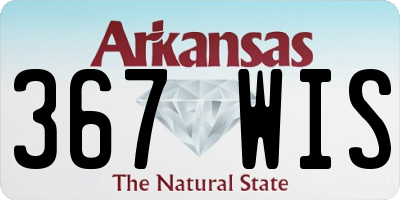 AR license plate 367WIS