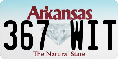 AR license plate 367WIT