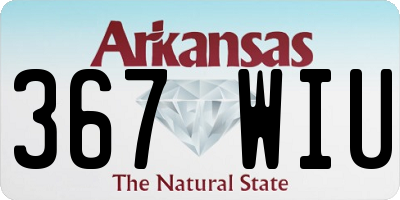 AR license plate 367WIU