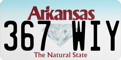 AR license plate 367WIY