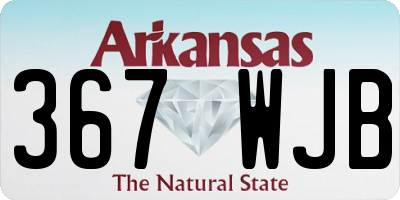 AR license plate 367WJB
