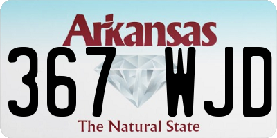 AR license plate 367WJD