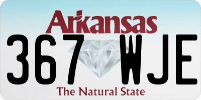 AR license plate 367WJE