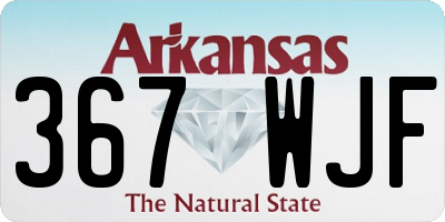 AR license plate 367WJF