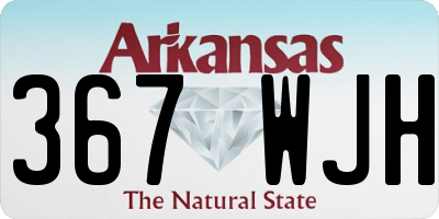 AR license plate 367WJH