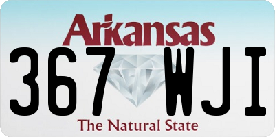 AR license plate 367WJI
