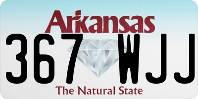 AR license plate 367WJJ