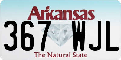 AR license plate 367WJL