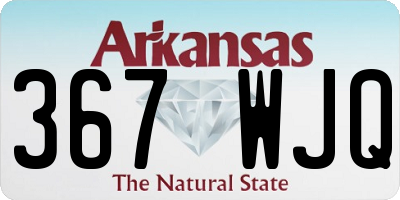 AR license plate 367WJQ