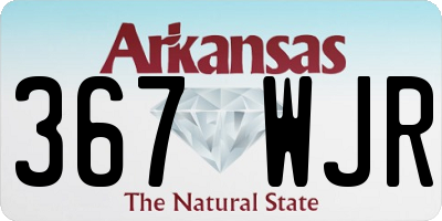 AR license plate 367WJR