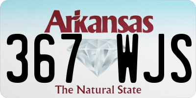 AR license plate 367WJS