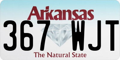 AR license plate 367WJT