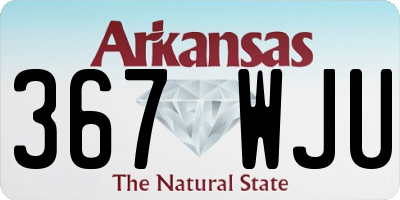 AR license plate 367WJU