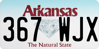 AR license plate 367WJX
