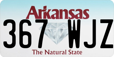 AR license plate 367WJZ