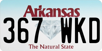 AR license plate 367WKD
