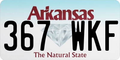 AR license plate 367WKF