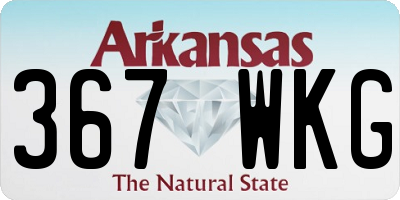 AR license plate 367WKG