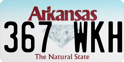 AR license plate 367WKH