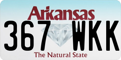 AR license plate 367WKK
