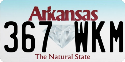 AR license plate 367WKM