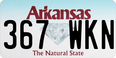 AR license plate 367WKN