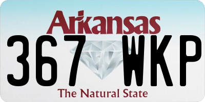 AR license plate 367WKP