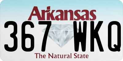 AR license plate 367WKQ