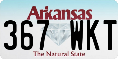 AR license plate 367WKT