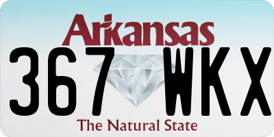 AR license plate 367WKX