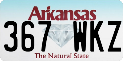 AR license plate 367WKZ