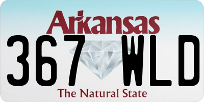 AR license plate 367WLD