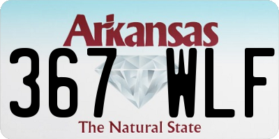 AR license plate 367WLF