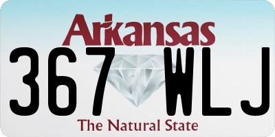 AR license plate 367WLJ