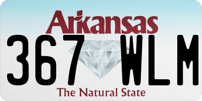 AR license plate 367WLM