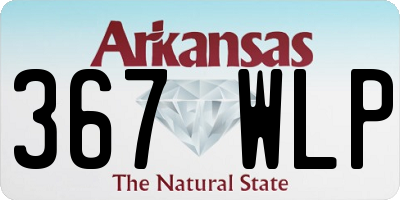 AR license plate 367WLP