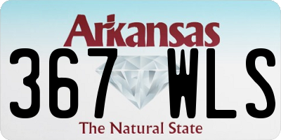 AR license plate 367WLS