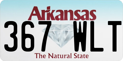 AR license plate 367WLT