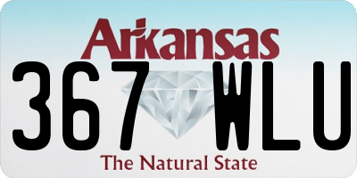 AR license plate 367WLU