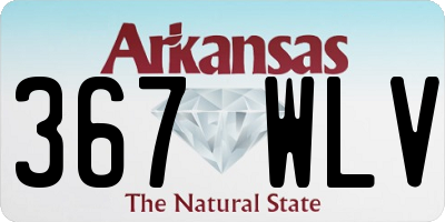 AR license plate 367WLV