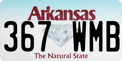 AR license plate 367WMB