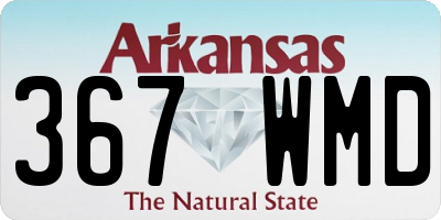 AR license plate 367WMD