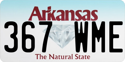 AR license plate 367WME
