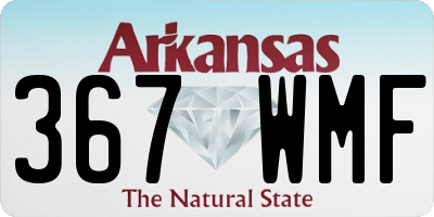 AR license plate 367WMF