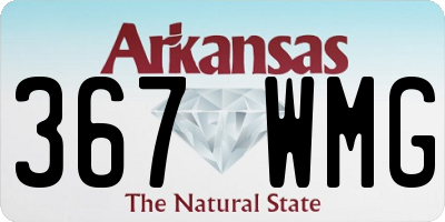 AR license plate 367WMG