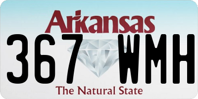 AR license plate 367WMH