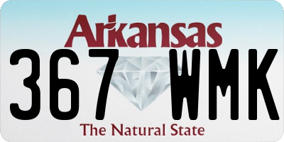 AR license plate 367WMK